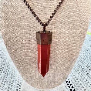 Kendra Scott Jayce Statement Necklace in Red Jasper